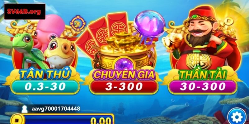 Cách chơi game bắn cá Thần Tài tại SV66