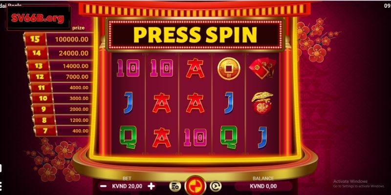 Cách chơi Guồng Quay Dubai SV66 dễ hiểu cho lính mới