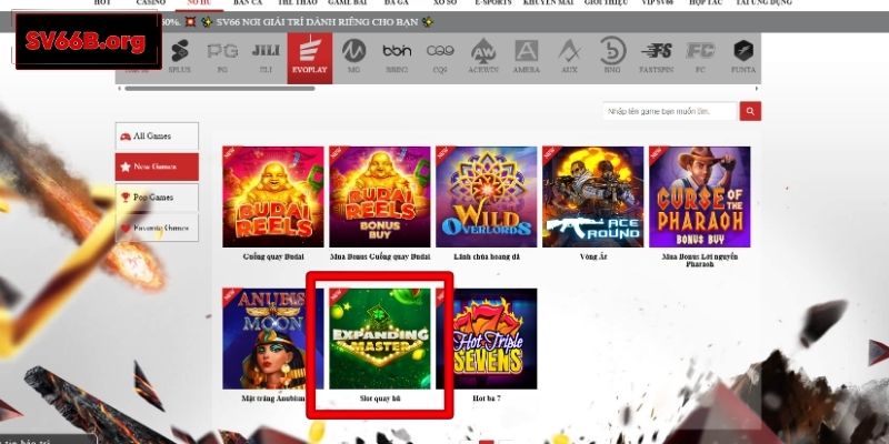 Đôi nét về siêu phẩm Slot Quay Hũ SV66